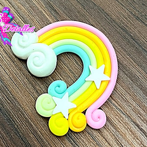 CMMF0011 - Masa Flexible - de 3.5 x 5cm Arcoiris
