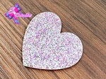 CMS30165 - Vinil Glitter de 5cm x 4cm - Corazon Lila