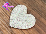 CMS30166 - Vinil Glitter de 5cm x 4cm - Corazon Tornasol