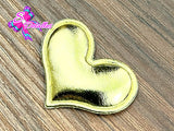 CMS30167 - Vinil de 4cm x 4cm - Corazon Dorado