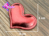 CMS30168 - Vinil de 4cm x 4cm - Corazon Rojo