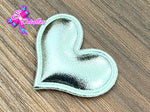 CMS30169 - Vinil de 4cm x 4cm - Corazon Plata