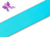 Liston Barrotado Unicolor de 7,5 cm – 317, Misty Turquoise, Azul Turquesa, 