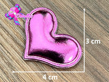 CMS30170 - Vinil de 4cm x 4cm - Corazon Fucsia