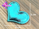 CMS30171 - Vinil de 4cm x 4cm - Corazon Azul