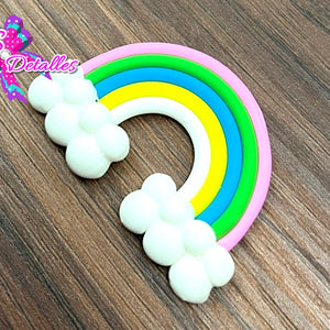 CMMF0012 - Masa Flexible - de 3.5 x 5cm Arcoiris