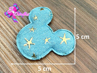 CMS30176 - Tela de 5cm x 5cm - Mickey