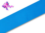 Listón Barrotado Unicolor de 7,5 cm – 327, Aegean Blue, Azul Egeo, 