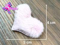 CMS30188 - Peluche de 5cm x 4cm - Corazon Rosa Viejo