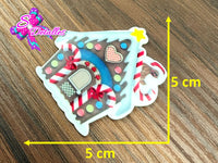 CM110002 - Resinas de 5cm x 5cm - Navidad