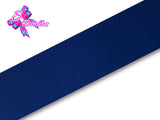 Liston Barrotado Unicolor de 7,5 cm – 370, Navy, Azul Marino, 