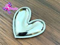 CMS30020 - Vinil de 5cm x 5cm - Corazon Plata