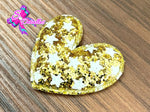 CMS30191 - Glitter de 5cm x 4cm - Corazon Dorado