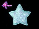 CMS30098 - Vinil Glitter de 4cm x 4cm - Estrella Verde