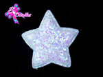 CMS30099 - Vinil Glitter de 4cm x 4cm - Estrella Lila