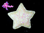 CMS30101 - Vinil Glitter de 4cm x 4cm - Estrella Amarilla