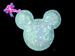 CMS30104 - Vinil Glitter de 4cm x 4cm - Mickey Verde