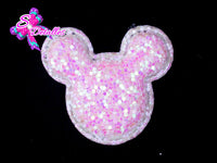 CMS30106 - Vinil Glitter de 4cm x 4cm - Mickey Rosado