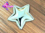 CMS30214 -Vinil de 3,5cm x 3,5cm - Estrella Plata