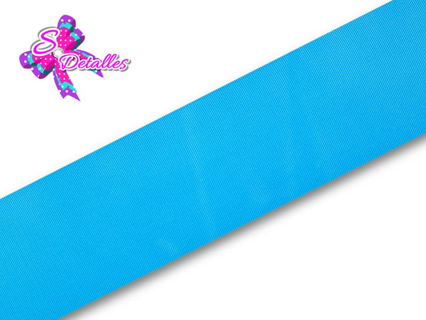 LBU06097 - Listón Barrotado de 5,0 cm - Azul Vestido (por Metro)