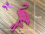 CMS30217 -Fieltro Glitter de 5cm x 9cm - Flamingo Fucsia