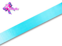 Listón Satinado Unicolor de 0,6 cm – 340, Turquoise, Turquesa, Azul Turquesa, 