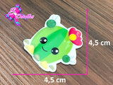 CM00022 - Resina de 4,5cm por 4,5cm - Cactus