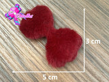 CMS30224 - Peluche de 5cm x 3cm - Moño Vino