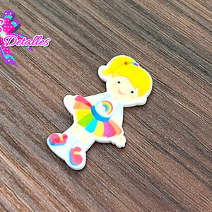 CM00003 - Resina de 2cm por 3,5cm - Rubia