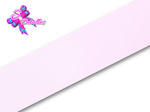 Listón Barrotado Unicolor de 7,5 cm – 123, Pearl Pink, Rosa Perla, 