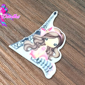 CM00029 - Resina de 3cm por 3,5cm - Paris