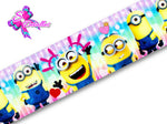 LBP07220 - Listón Estampado de 7,5 cm - Minions (por metro)