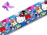 LBP07225 - Listón Impreso de 7,5 cm - Hello Kitty (por Metro)