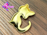 CMS30194 - Vinil de 6cm x 4cm - Gato Dorado